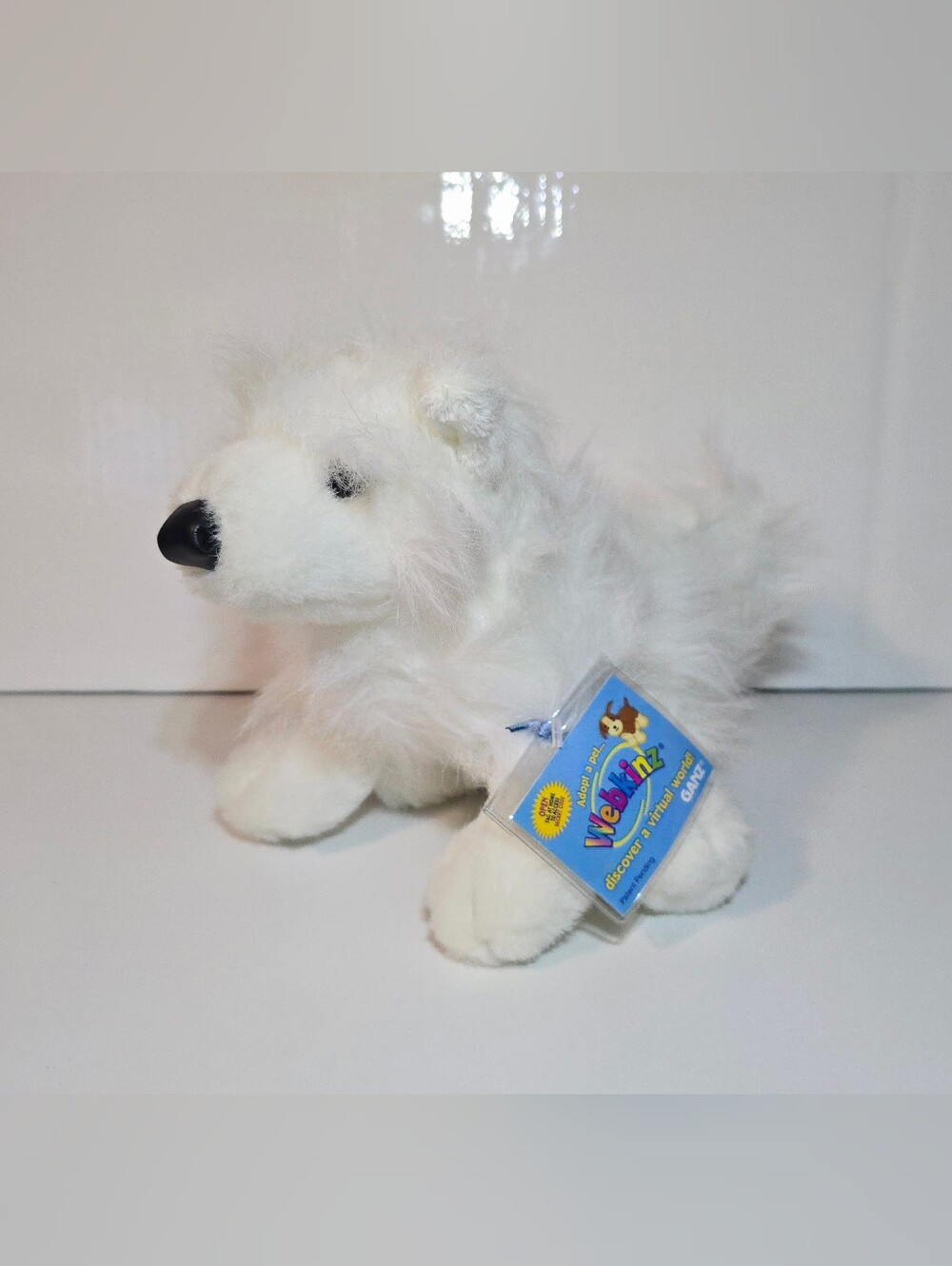 Ganz Webkinz Samoyed Dog Plush W/ Sealed Code Stuffed Animal Toy HM176
